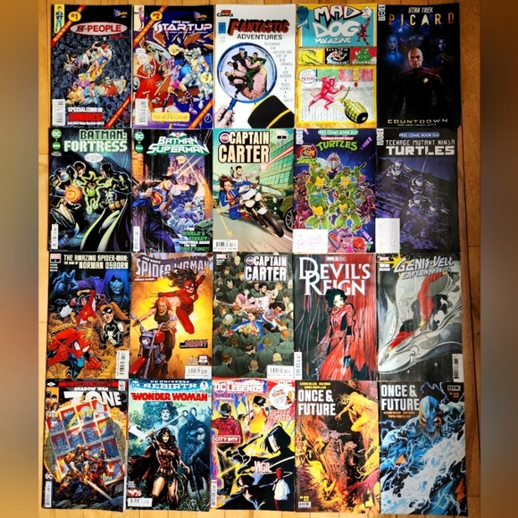 20 Comic Book Lot- Marvel, Dc and More !!! - Comics Collection in Mint Condition - Picture 1 of 14